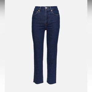 RE/DONE 70s Stove Pipe Jean Dark Rinse Size 24 - New with tag!